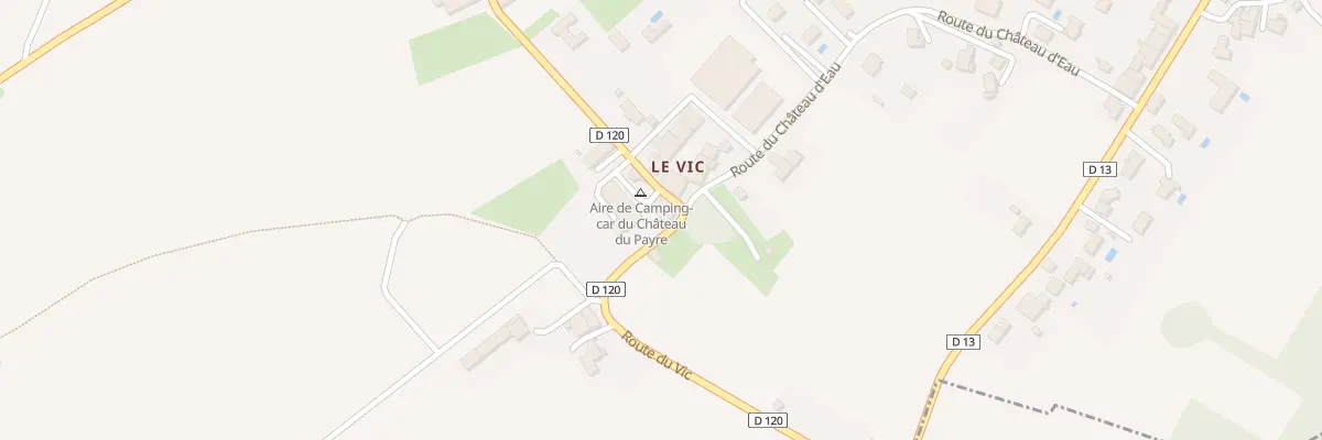 Plan du 12 Le Vic à Cardan