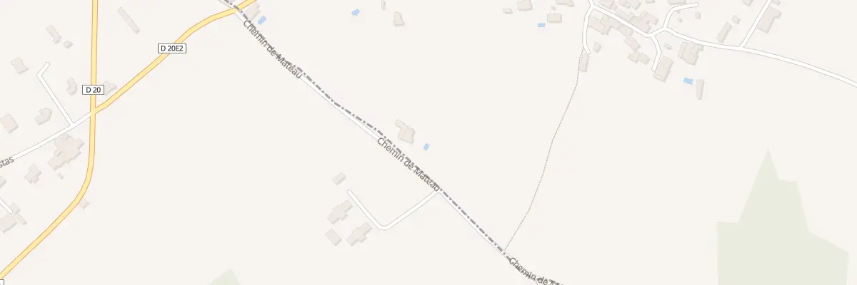 Plan du 6 Che de Mateau à Baron
