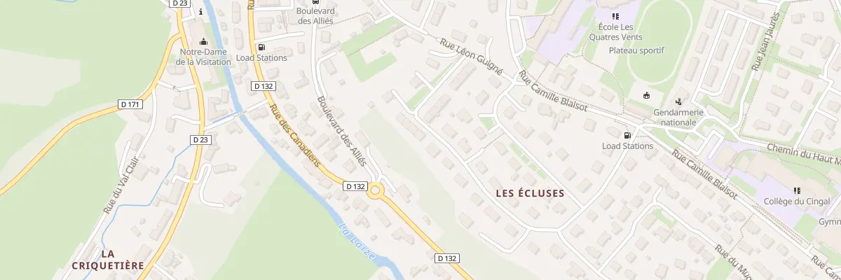 Plan du 8 Rue de Rougemont à Bretteville-sur-Laize