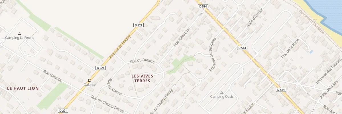 Plan du 15 Rue Albert Premier à Lion-sur-Mer