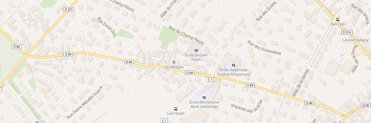 Plan du 6 Rue Morel de Than à Lion-sur-Mer