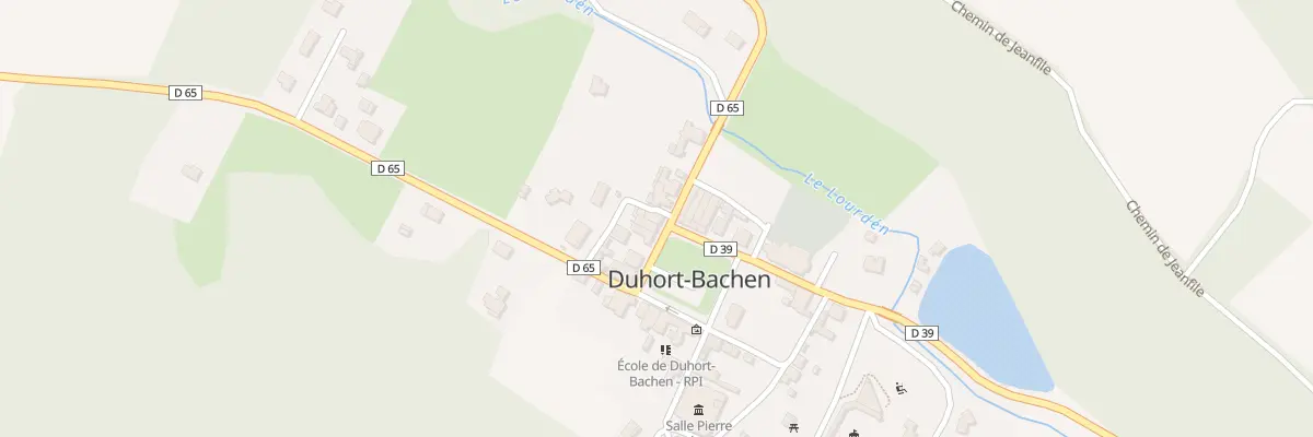 Plan du 250 Pl de la Mairie à Duhort-Bachen