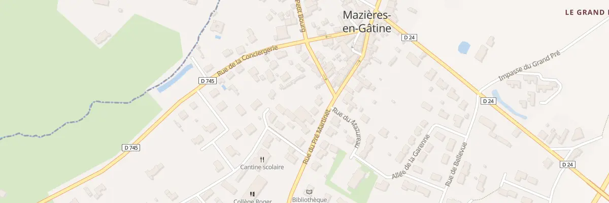 Plan du 4 Rue du Pré Martinet à Mazières-en-Gâtine