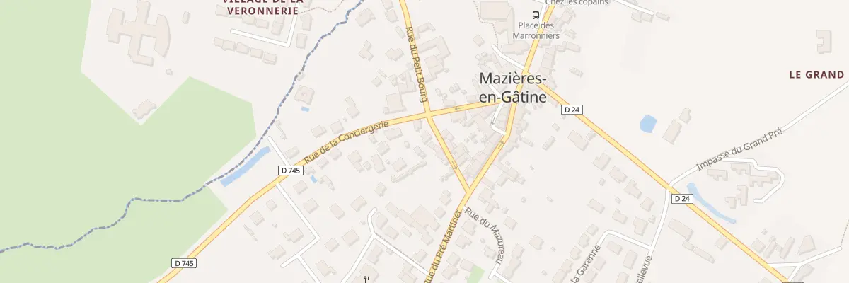 Plan du 9 Rue de l’Ancien Champ de Foire à Mazières-en-Gâtine