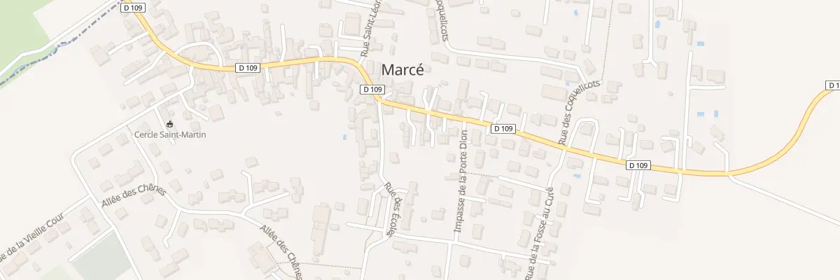 Plan du 52T Rue Principale à Marcé
