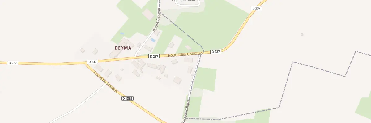 Plan du 128B Jourdique à Villenave-de-Rions