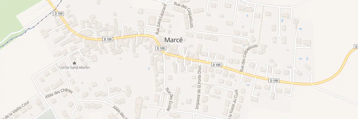 Plan du 52 Rue Principale à Marcé