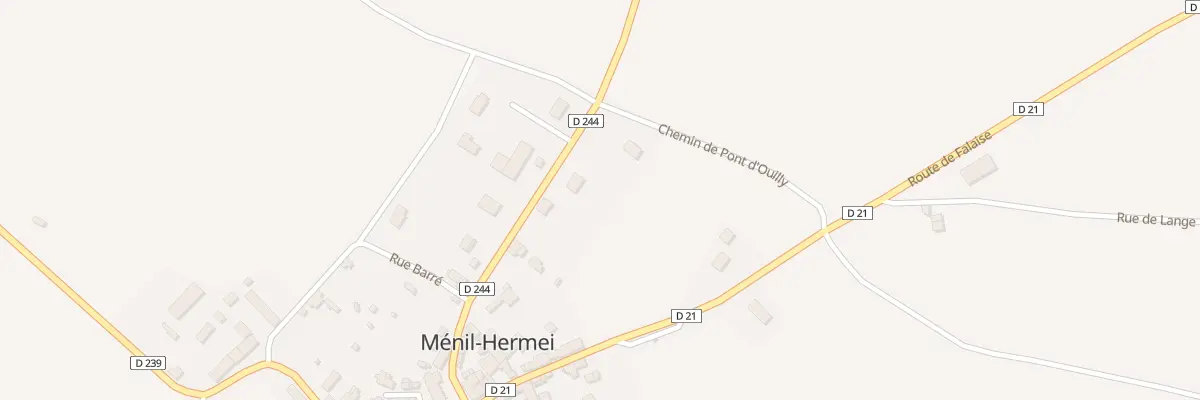 Plan du 1 Che de Pont d’Ouilly à Ménil-Hermei