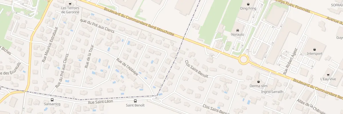 Plan du 49 Rue du Pré aux Clercs à Pau