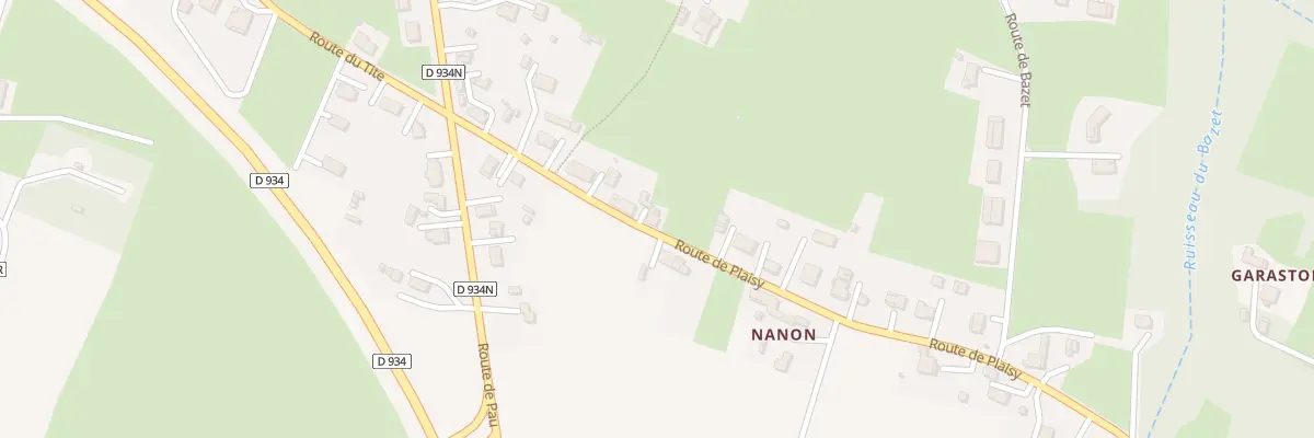 Plan du 950 Rte de Plaisy à Sarbazan