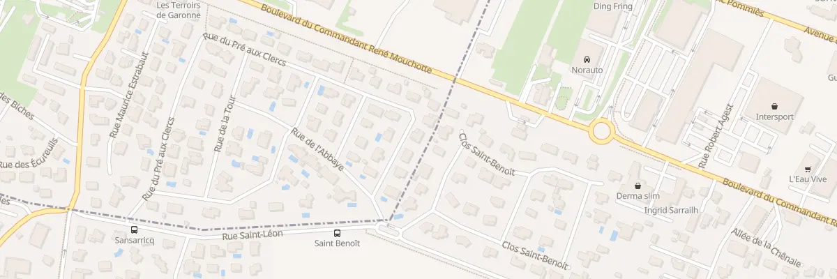 Plan du 51 Rue du Pré aux Clercs à Pau