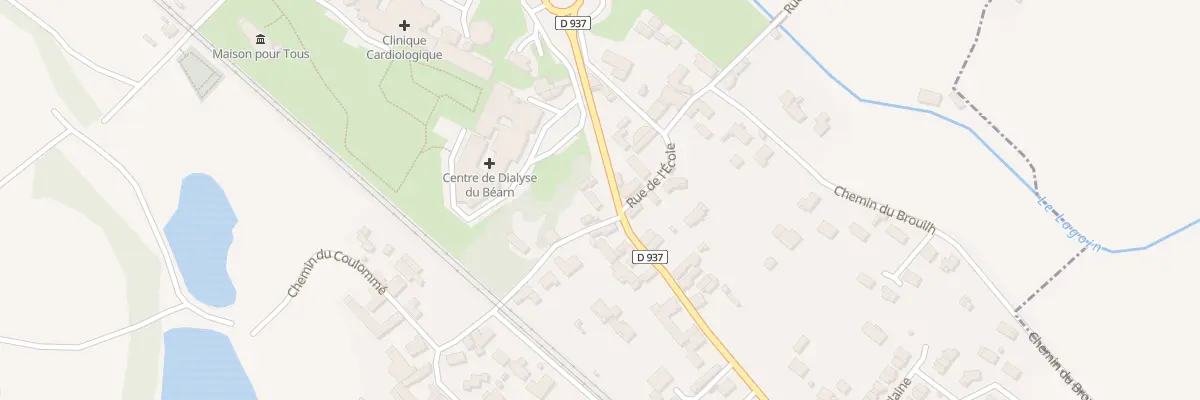 Plan du 2 Che de Labielle à Aressy