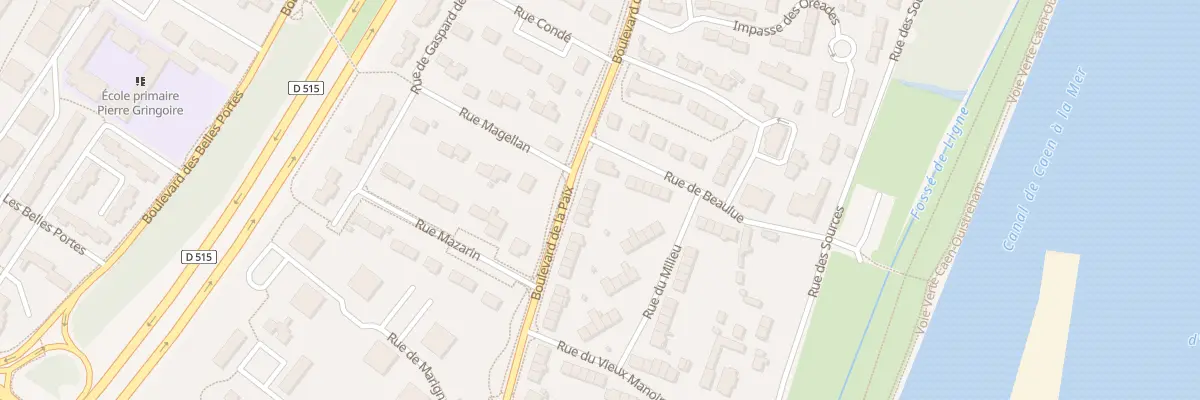 Plan du 255 Bd de la Paix à Hérouville-Saint-Clair