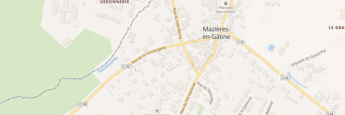 Plan du 3 Rue de la Conciergerie à Mazières-en-Gâtine
