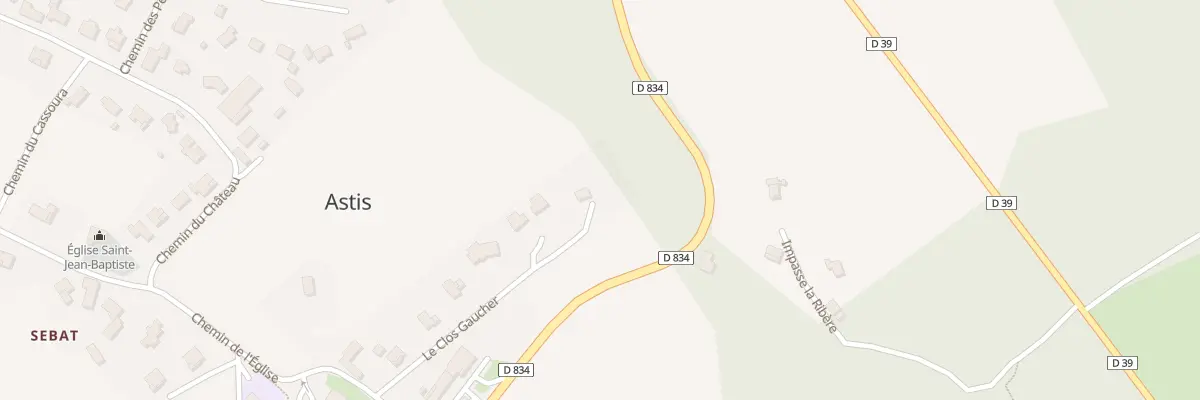 Plan du 5 Clos Gaucher à Astis