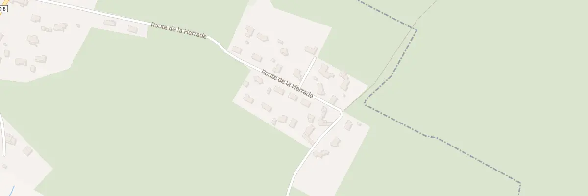 Plan du 540 La Herrade à Léogeats