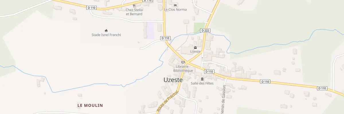 Plan du 3 Rte de Villandraut à Uzeste