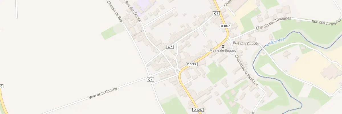 Plan du 6 Rue des Ecoles à Béguey