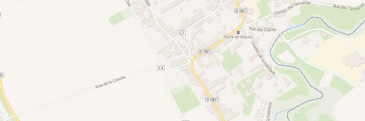Plan du 1 Che du Port à Béguey