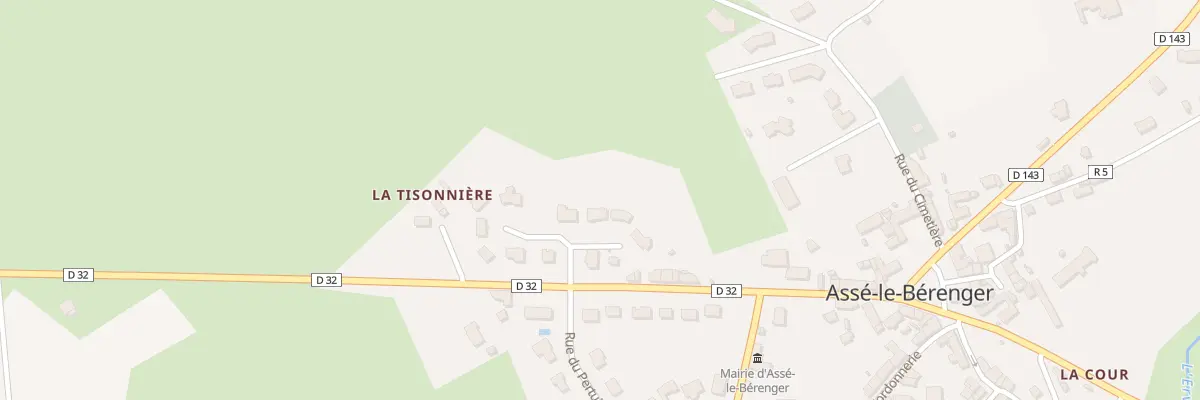 Plan du 10 Lot du Préaux à Assé-le-Bérenger