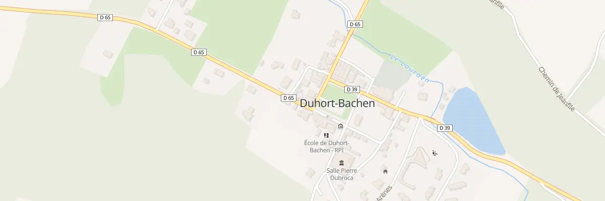 Plan du 38 Pl de la Mairie à Duhort-Bachen