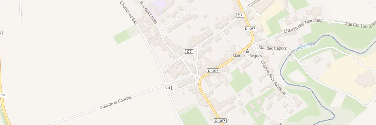 Plan du 8 Rue des Ecoles à Béguey
