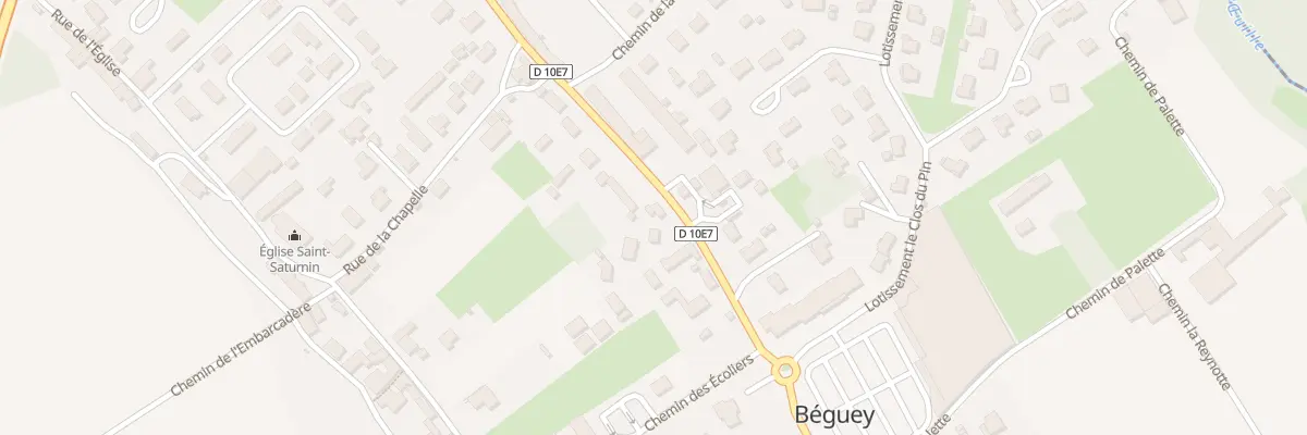 Plan du 83T Av de la Libération à Béguey