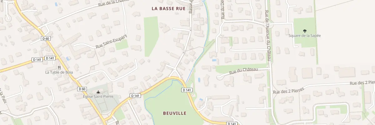 Plan du 4 Basse Rue à Biéville-Beuville