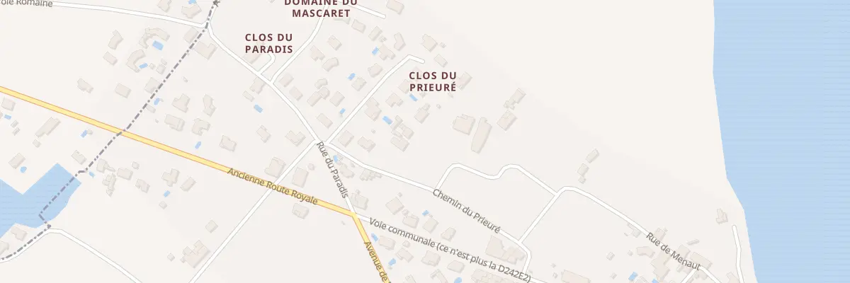 Plan du 6B Che du Prieuré à Vayres