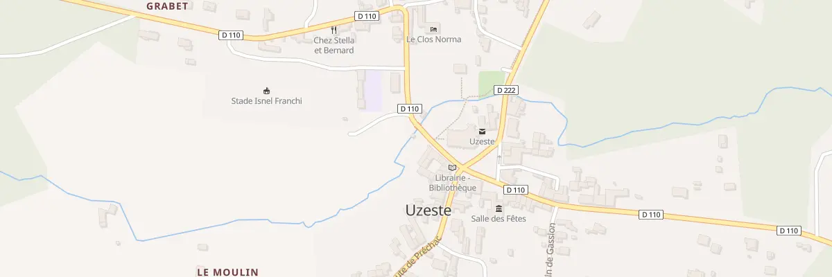 Plan du 23 Rte Clément V à Uzeste
