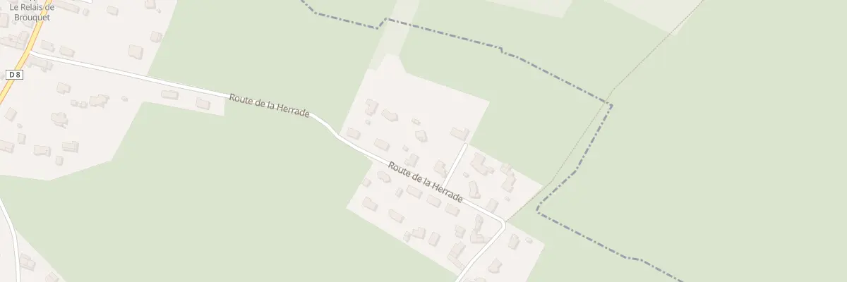 Plan du 5001 La Herrade à Léogeats