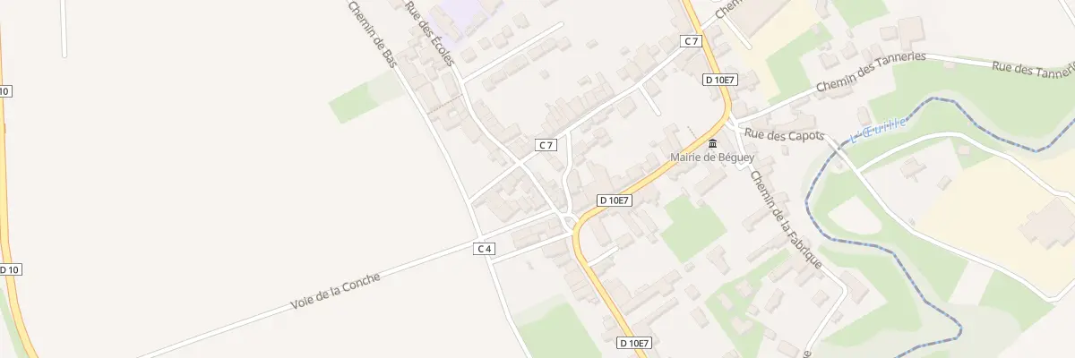 Plan du 10 Rue des Ecoles à Béguey
