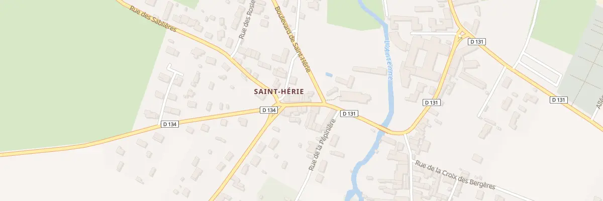 Plan du 18 Rue de Saint Hérie à Matha