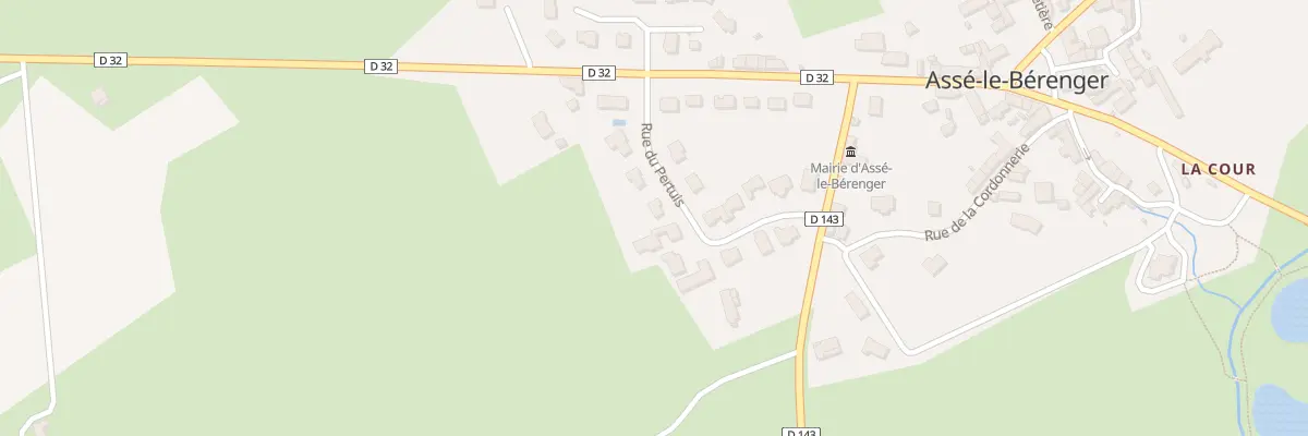Plan du 6 Rue du Perthuis à Assé-le-Bérenger