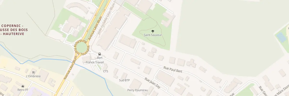 Plan du 18 Rue Paul Bert à Pau