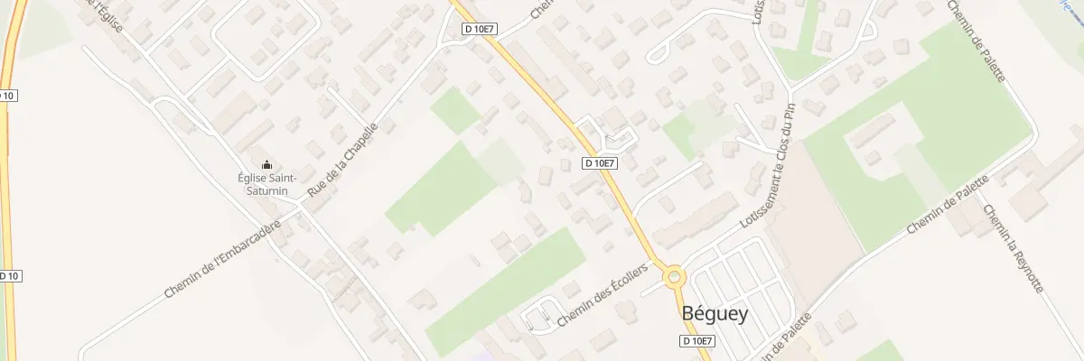 Plan du 83A Av de la Libération à Béguey