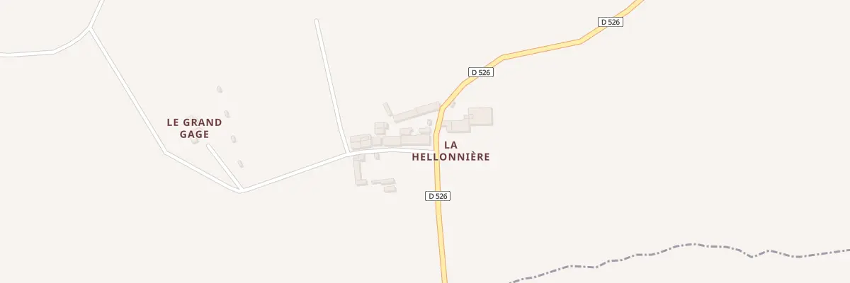 Plan du 1 La Heslonniere à Loupfougères