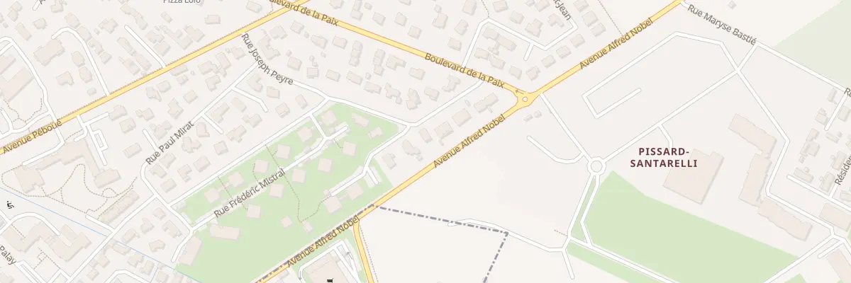 Plan du 9 Rue Clémence Isaure à Pau