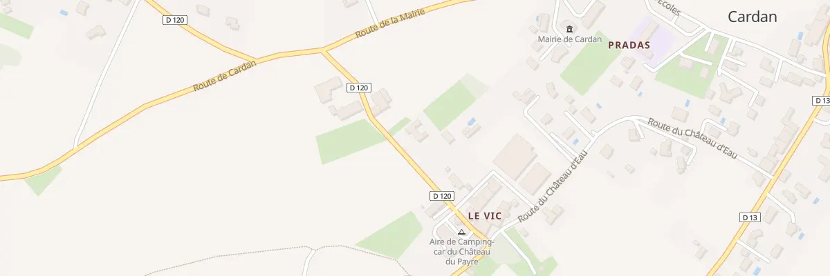 Plan du 139 Rte du Vic à Cardan