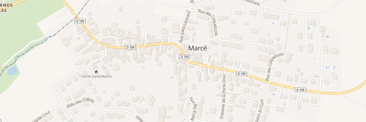 Plan du 50 Rue Principale à Marcé