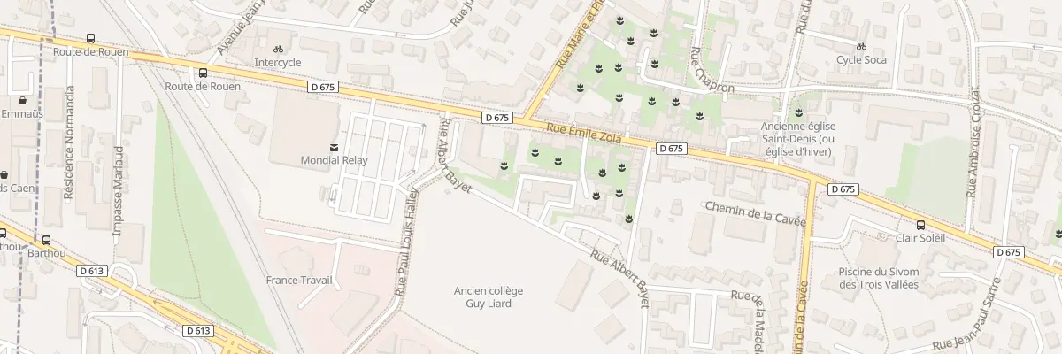 Plan du 1 Rue Albert Bayet à Mondeville