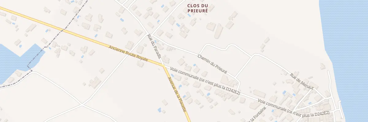 Plan du 40 Ancienne Route Royale à Vayres
