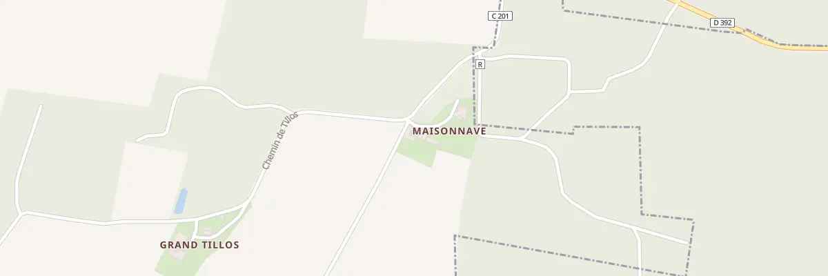 Plan du 281 Che de Tillos à Sainte-Foy