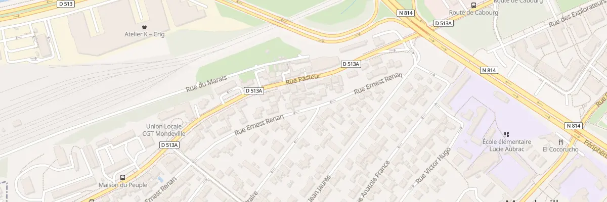 Plan du 30 Rue Ernest Renan à Mondeville