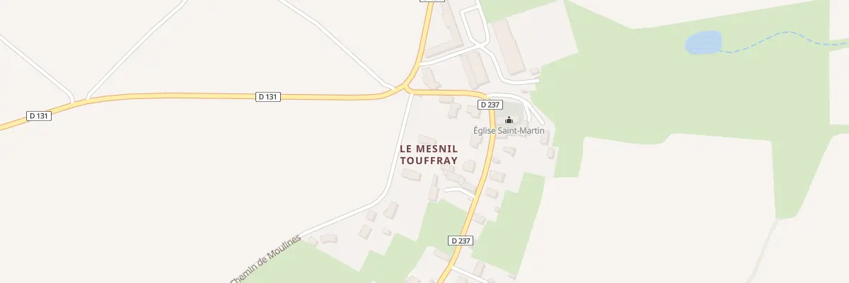 Plan du 5154 Le Mesnil Touffray à Barbery