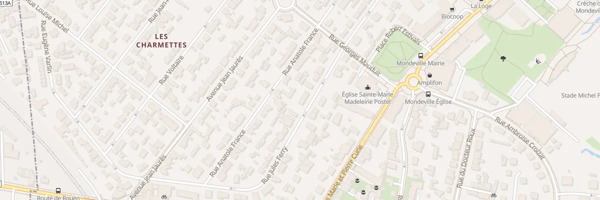 Plan du 14 Rue Jules Ferry à Mondeville