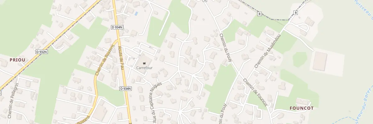 Plan du 50 Rue du Capitaine Noguès à Sarbazan