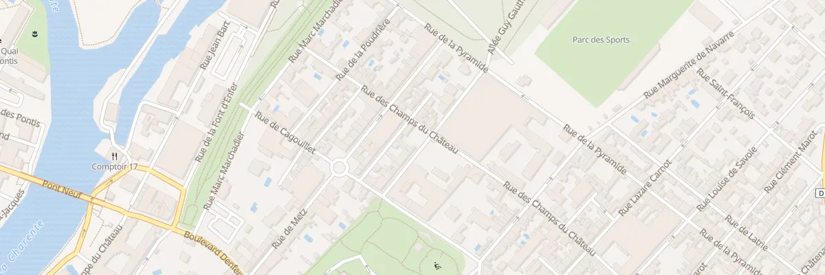 Plan du 26 Rue des Champs du Château à Cognac