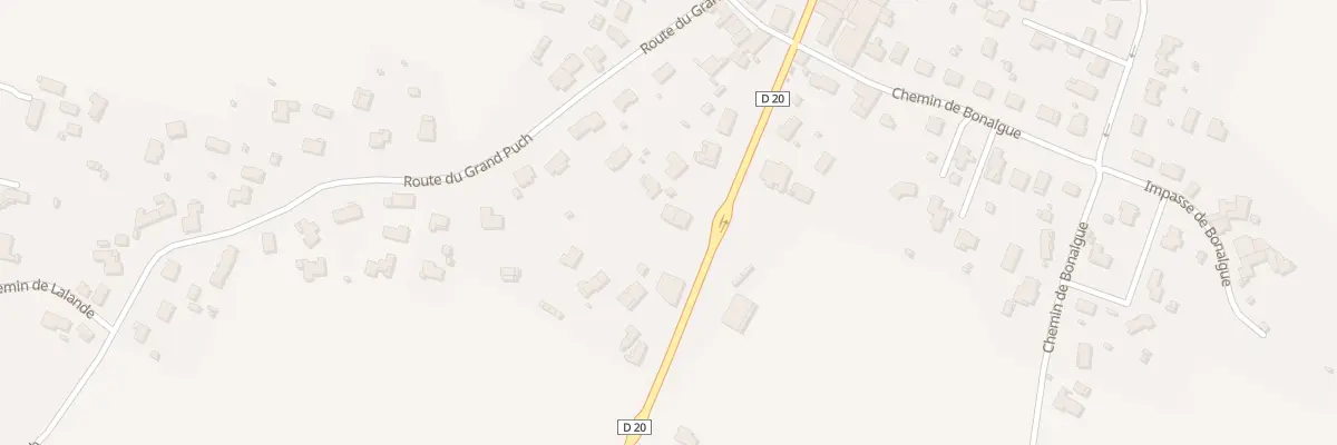 Plan du 20T Rte de Créon à Saint-Germain-du-Puch