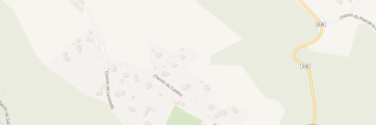 Plan du 71 Imp Castera à Duhort-Bachen